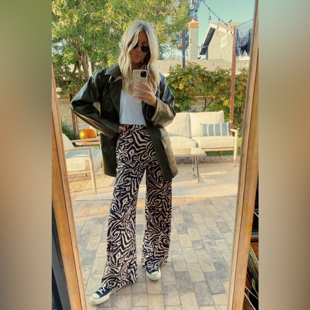 12 Tribe x Salty Blonde Abstract Pants